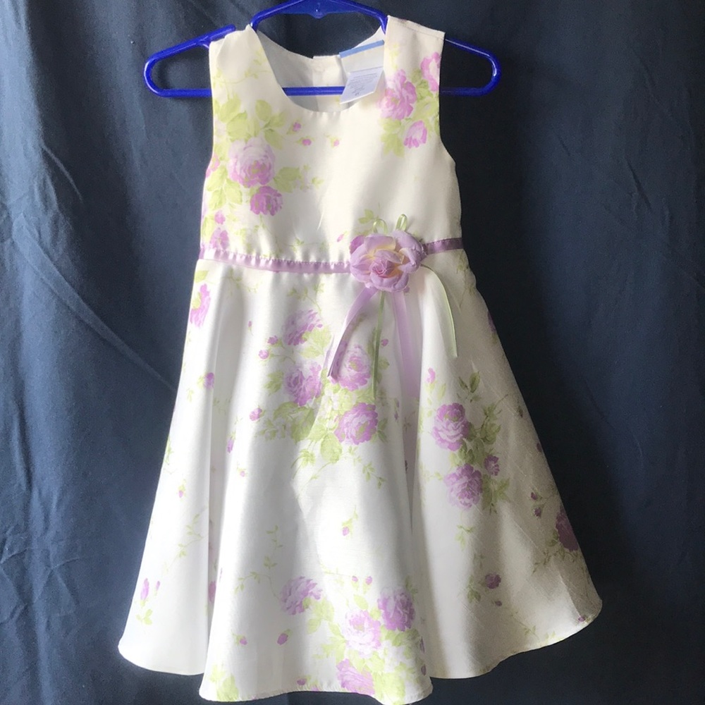BROOKE LINDSAY GIRLS 2T FLORAL DRESS